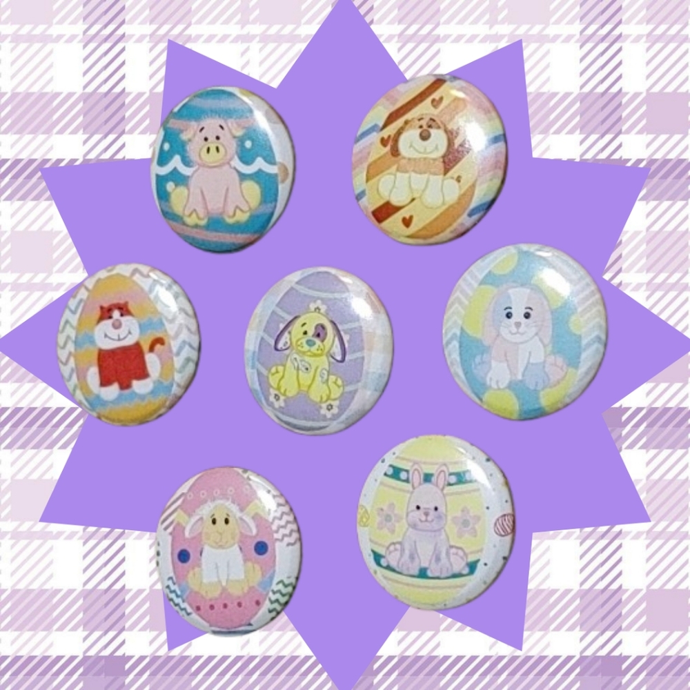 🛍️2/$20🛍️Webkinz Easter 1" Pinback Buttons